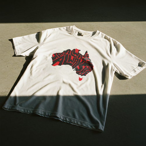 Always Was Oversized Charity Tee by Lonely Kids Club. All clothing from our T-shirts to our shorts and hoodies are ethically made, and printed packed and shipped from Sydney.