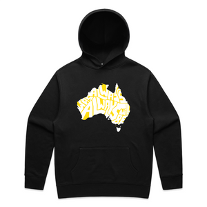 Always Was Charity Hoodie by Lonely Kids Club. All clothing from our T-shirts to our shorts and hoodies are ethically made, and printed packed and shipped from Sydney.