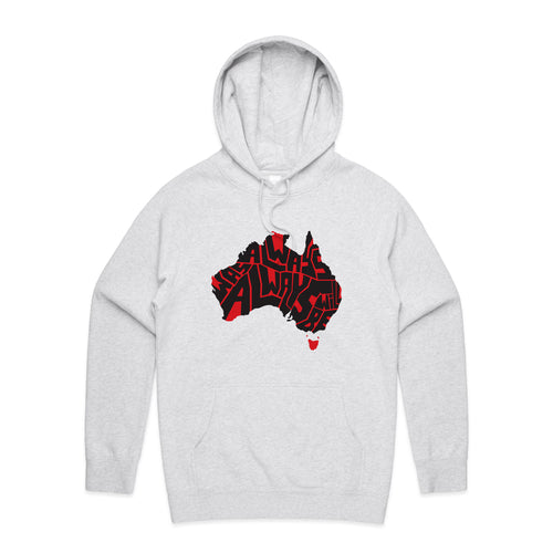 Always Was Charity Hoodie by Lonely Kids Club. All clothing from our T-shirts to our shorts and hoodies are ethically made, and printed packed and shipped from Sydney.