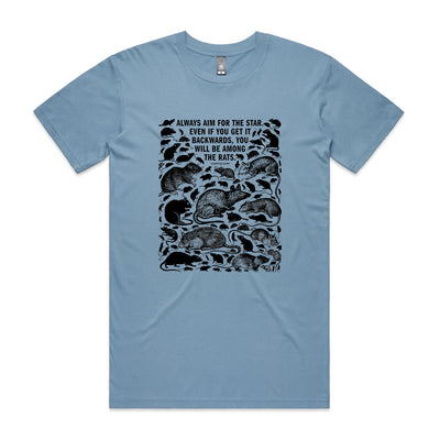 Among The Rats Tee by Lonely Kids Club. All clothing from our T-shirts to our shorts and hoodies are ethically made, and printed packed and shipped from Sydney.