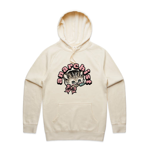 Anarchist Hoodie by Lonely Kids Club. All clothing from our T-shirts to our shorts and hoodies are ethically made, and printed packed and shipped from Sydney.