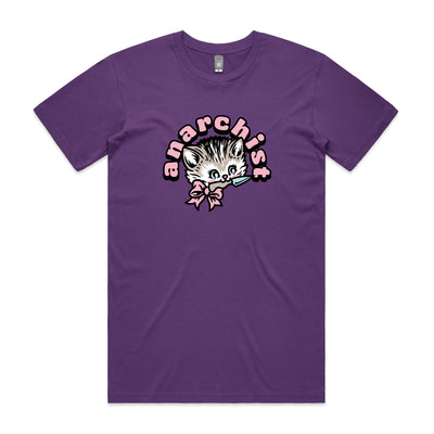 Anarchist Tee by Lonely Kids Club. All clothing from our T-shirts to our shorts and hoodies are ethically made, and printed packed and shipped from Sydney.