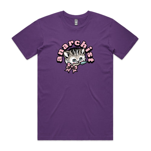 Anarchist Tee by Lonely Kids Club. All clothing from our T-shirts to our shorts and hoodies are ethically made, and printed packed and shipped from Sydney.