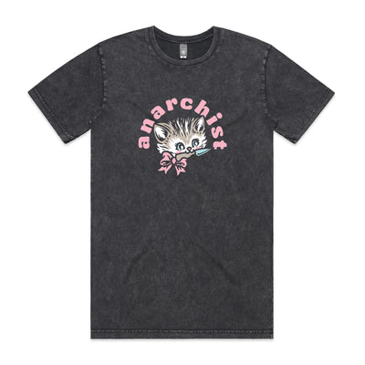 Anarchist Tee by Lonely Kids Club. All clothing from our T-shirts to our shorts and hoodies are ethically made, and printed packed and shipped from Sydney.