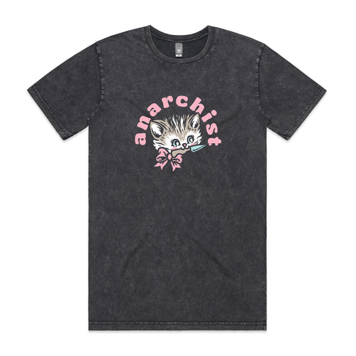 Anarchist Tee by Lonely Kids Club. All clothing from our T-shirts to our shorts and hoodies are ethically made, and printed packed and shipped from Sydney.