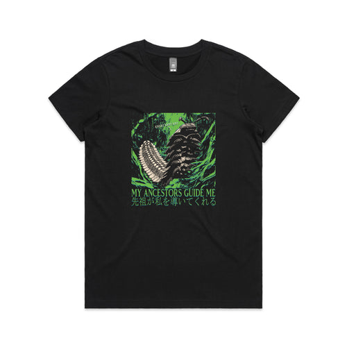 My Ancestors Guide Me Tee by Lonely Kids Club. All clothing from our T-shirts to our shorts and hoodies are ethically made, and printed packed and shipped from Sydney.