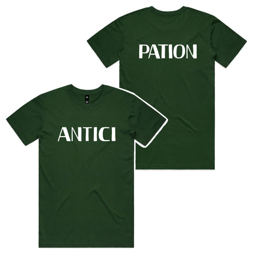 Anticipation Tee by Lonely Kids Club. All clothing from our T-shirts to our shorts and hoodies are ethically made, and printed packed and shipped from Sydney.