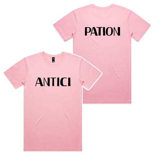 Anticipation Tee by Lonely Kids Club. All clothing from our T-shirts to our shorts and hoodies are ethically made, and printed packed and shipped from Sydney.