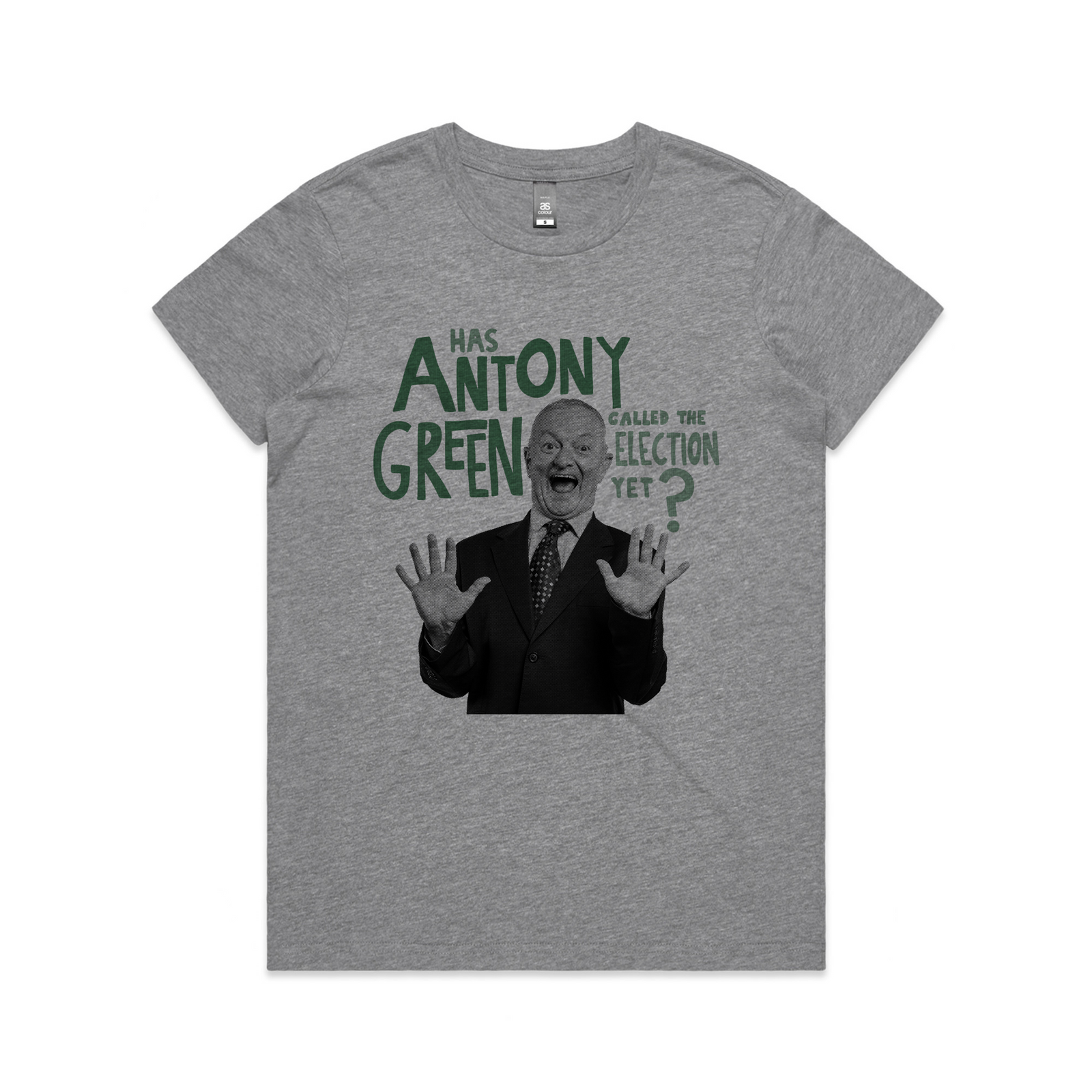 Antony Green T-Shirt by Lonely Kids Club. Designed, printed and packed from Sydney. Ethically made with 100% premium cotton. 