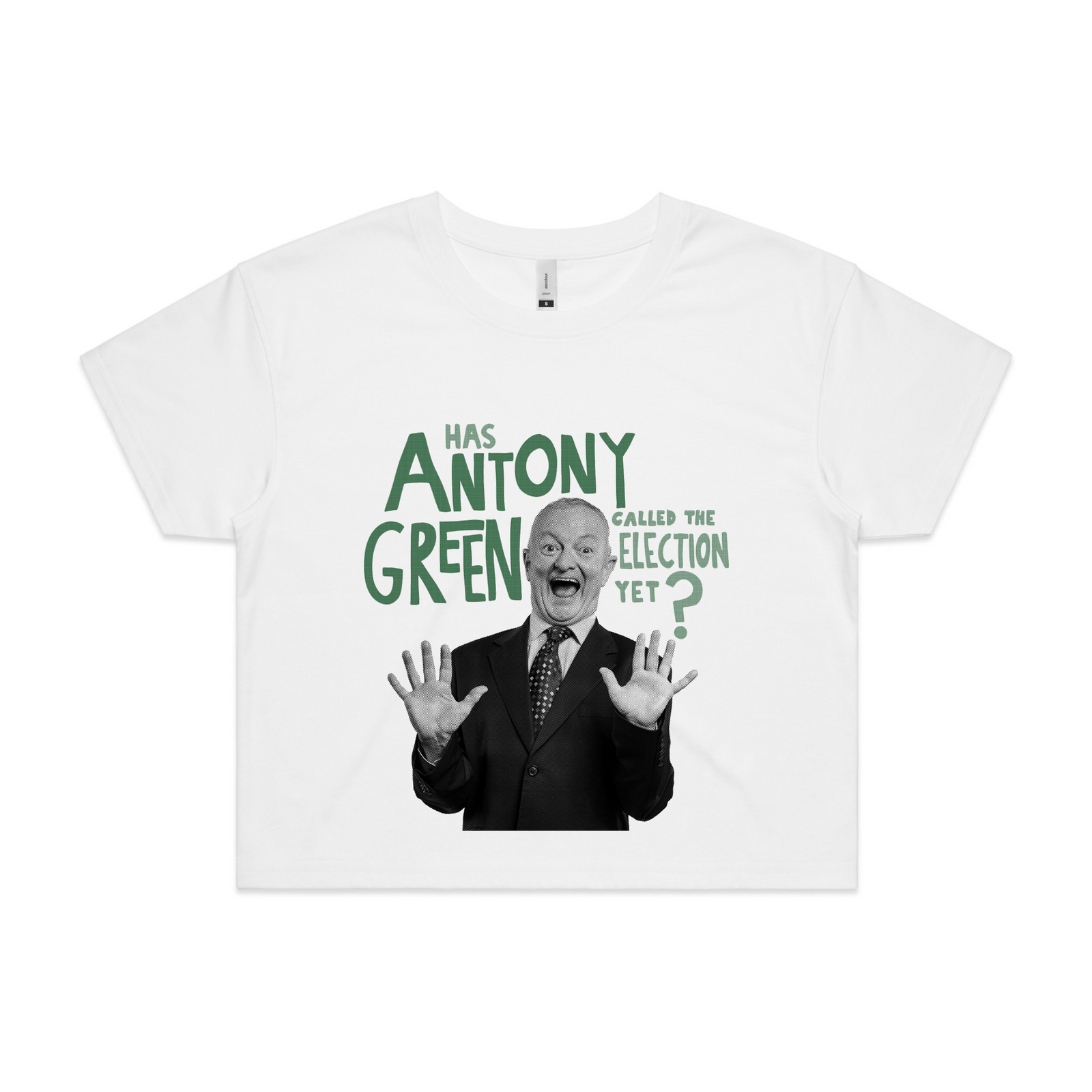 Antony Green T-Shirt by Lonely Kids Club. Designed, printed and packed from Sydney. Ethically made with 100% premium cotton. 