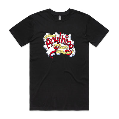 Don't Know Anything Tee by Lonely Kids Club. All clothing from our T-shirts to our shorts and hoodies are ethically made, and printed packed and shipped from Sydney.