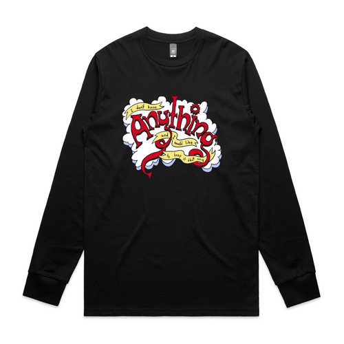 Don't Know Anything Tee by Lonely Kids Club. All clothing from our T-shirts to our shorts and hoodies are ethically made, and printed packed and shipped from Sydney.