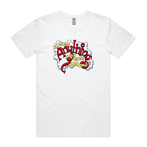 Don't Know Anything Tee by Lonely Kids Club. All clothing from our T-shirts to our shorts and hoodies are ethically made, and printed packed and shipped from Sydney.