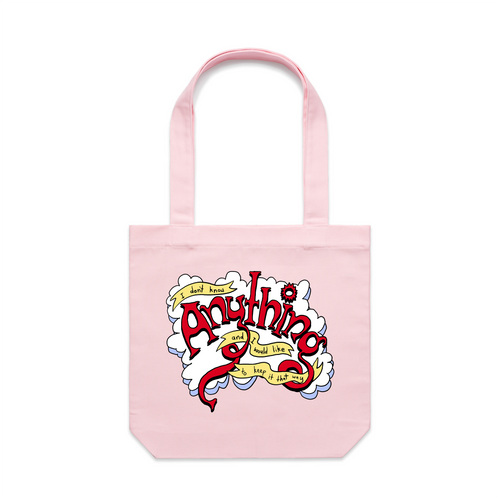 Don't Know Anything Tote by Lonely Kids Club. All clothing from our T-shirts to our shorts and hoodies are ethically made, and printed packed and shipped from Sydney.