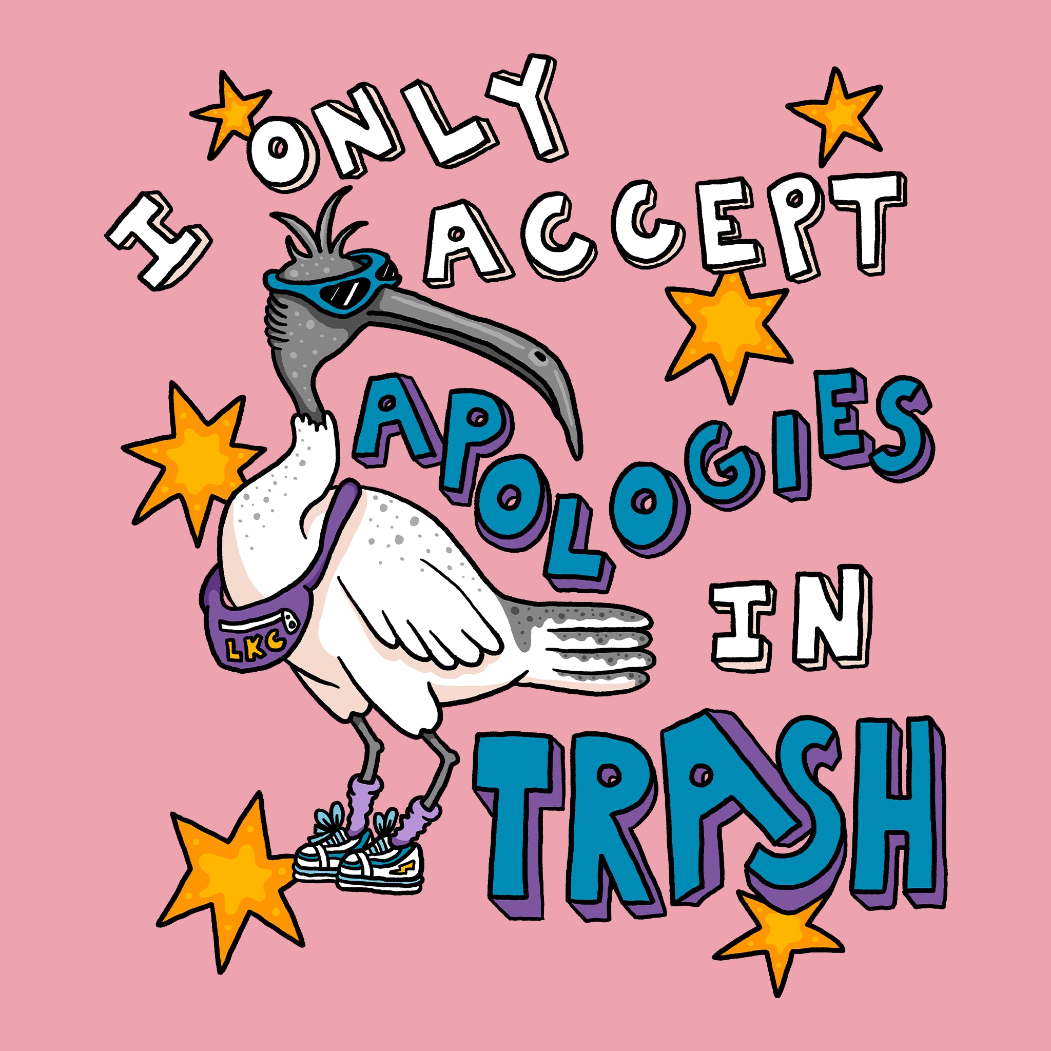 Apologies In Trash Tee