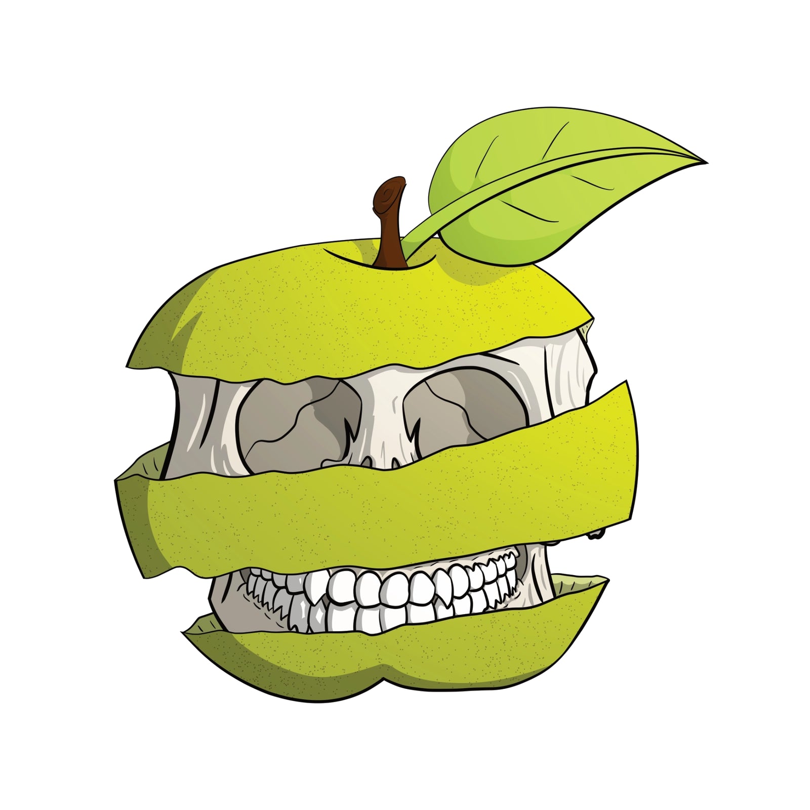 Apple Skull Tee