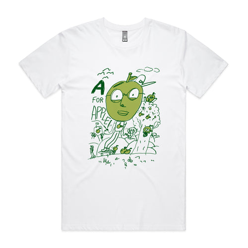 Apples Tee by Lonely Kids Club. All clothing from our T-shirts to our shorts and hoodies are ethically made, and printed packed and shipped from Sydney.