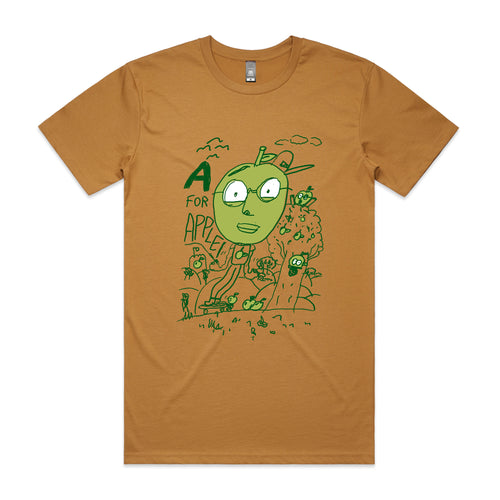 Apples Tee by Lonely Kids Club. All clothing from our T-shirts to our shorts and hoodies are ethically made, and printed packed and shipped from Sydney.