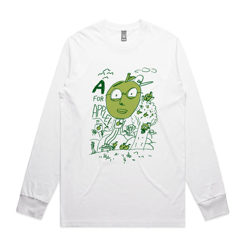 Apples Tee by Lonely Kids Club. All clothing from our T-shirts to our shorts and hoodies are ethically made, and printed packed and shipped from Sydney.
