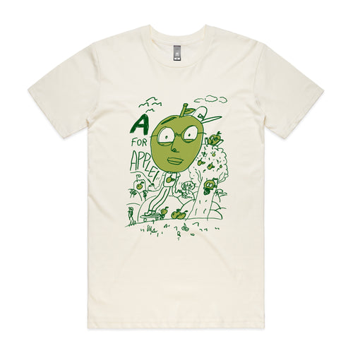 Apples Tee by Lonely Kids Club. All clothing from our T-shirts to our shorts and hoodies are ethically made, and printed packed and shipped from Sydney.
