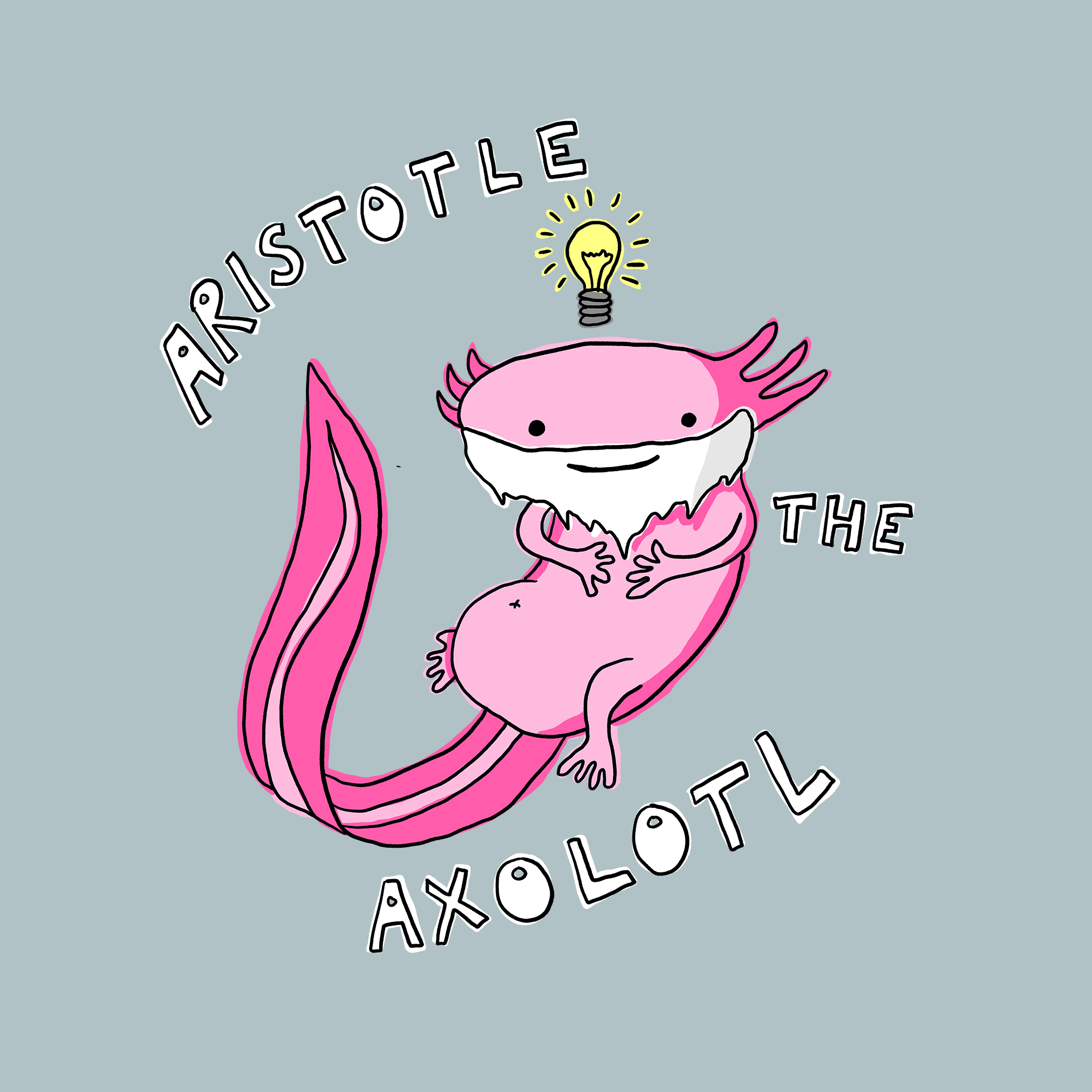 Aristotle The Axolotl Tee