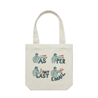 As Per My Last Email Tote