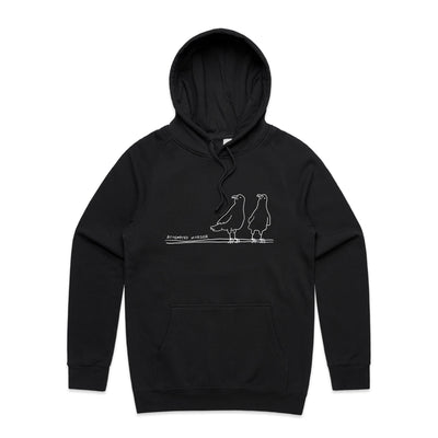 Attempted Murder Hoodie by Lonely Kids Club. All clothing from our T-shirts to our shorts and hoodies are ethically made, and printed packed and shipped from Sydney.