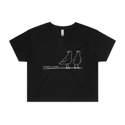 Attempted Murder Tee by Lonely Kids Club. All clothing from our T-shirts to our shorts and hoodies are ethically made, and printed packed and shipped from Sydney.