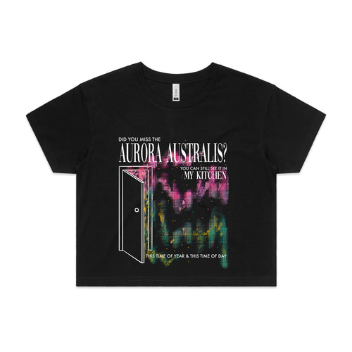 Aurora Tee by Lonely Kids Club. All clothing from our T-shirts to our shorts and hoodies are ethically made, and printed packed and shipped from Sydney.