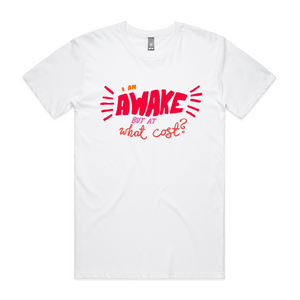 Awake Tee by Lonely Kids Club. All clothing from our T-shirts to our shorts and hoodies are ethically made, and printed packed and shipped from Sydney.