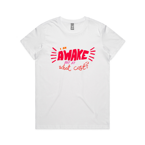 Awake Tee by Lonely Kids Club. All clothing from our T-shirts to our shorts and hoodies are ethically made, and printed packed and shipped from Sydney.
