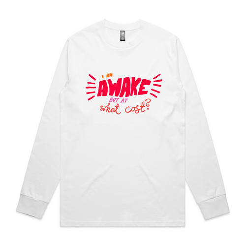 Awake Tee by Lonely Kids Club. All clothing from our T-shirts to our shorts and hoodies are ethically made, and printed packed and shipped from Sydney.