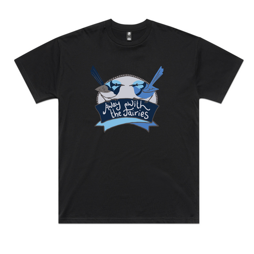 Away With The Fairies Oversized Tee by Lonely Kids Club. All clothing from our T-shirts to our shorts and hoodies are ethically made, and printed packed and shipped from Sydney.