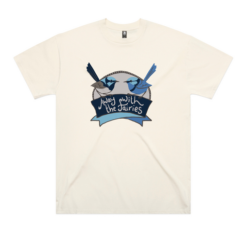 Away With The Fairies Oversized Tee by Lonely Kids Club. All clothing from our T-shirts to our shorts and hoodies are ethically made, and printed packed and shipped from Sydney.