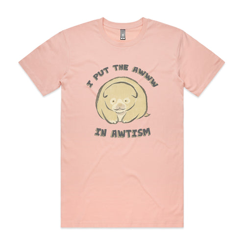 Awtism Tee by Lonely Kids Club. All clothing from our T-shirts to our shorts and hoodies are ethically made, and printed packed and shipped from Sydney.