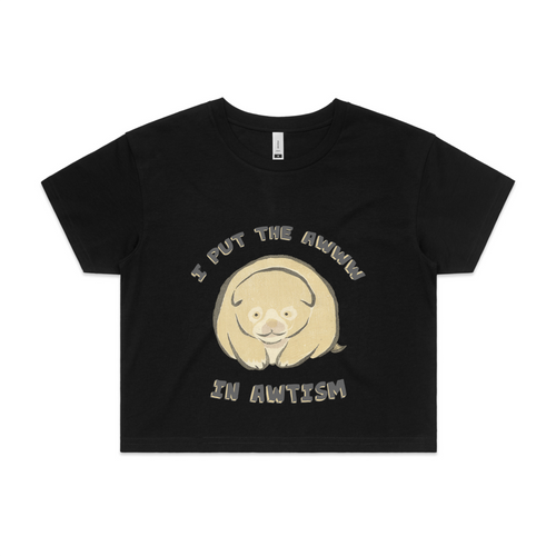 Awtism Tee by Lonely Kids Club. All clothing from our T-shirts to our shorts and hoodies are ethically made, and printed packed and shipped from Sydney.