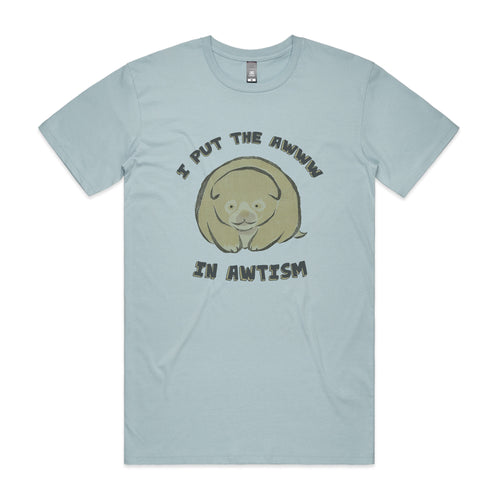 Awtism Tee by Lonely Kids Club. All clothing from our T-shirts to our shorts and hoodies are ethically made, and printed packed and shipped from Sydney.