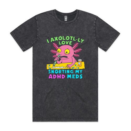 Axolotl-ly Tee by Lonely Kids Club. All clothing from our T-shirts to our shorts and hoodies are ethically made, and printed packed and shipped from Sydney.