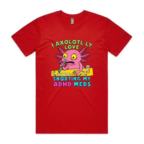 Axolotl-ly Tee by Lonely Kids Club. All clothing from our T-shirts to our shorts and hoodies are ethically made, and printed packed and shipped from Sydney.
