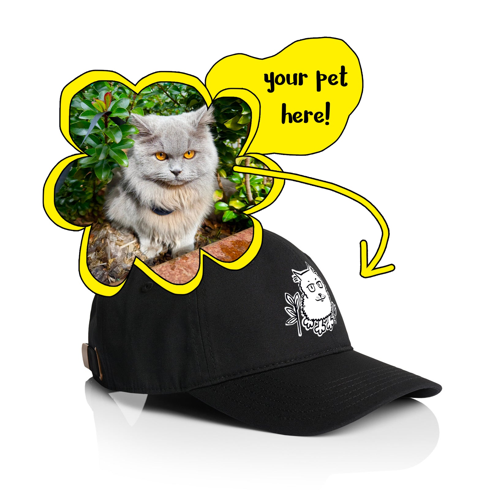 Badly Drawn Pet Hat