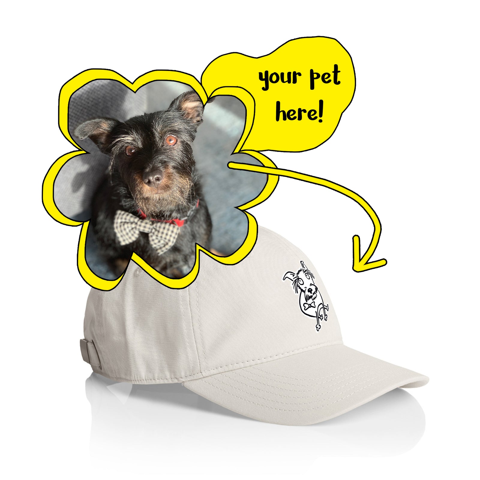 Badly Drawn Pet Hat