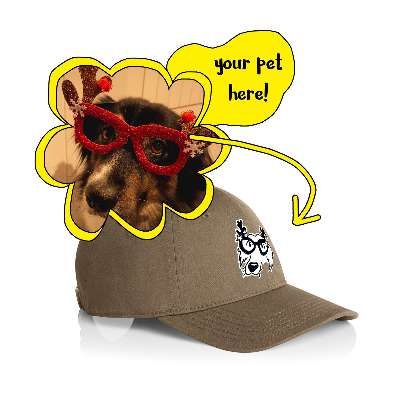 Badly Drawn Pet Hat