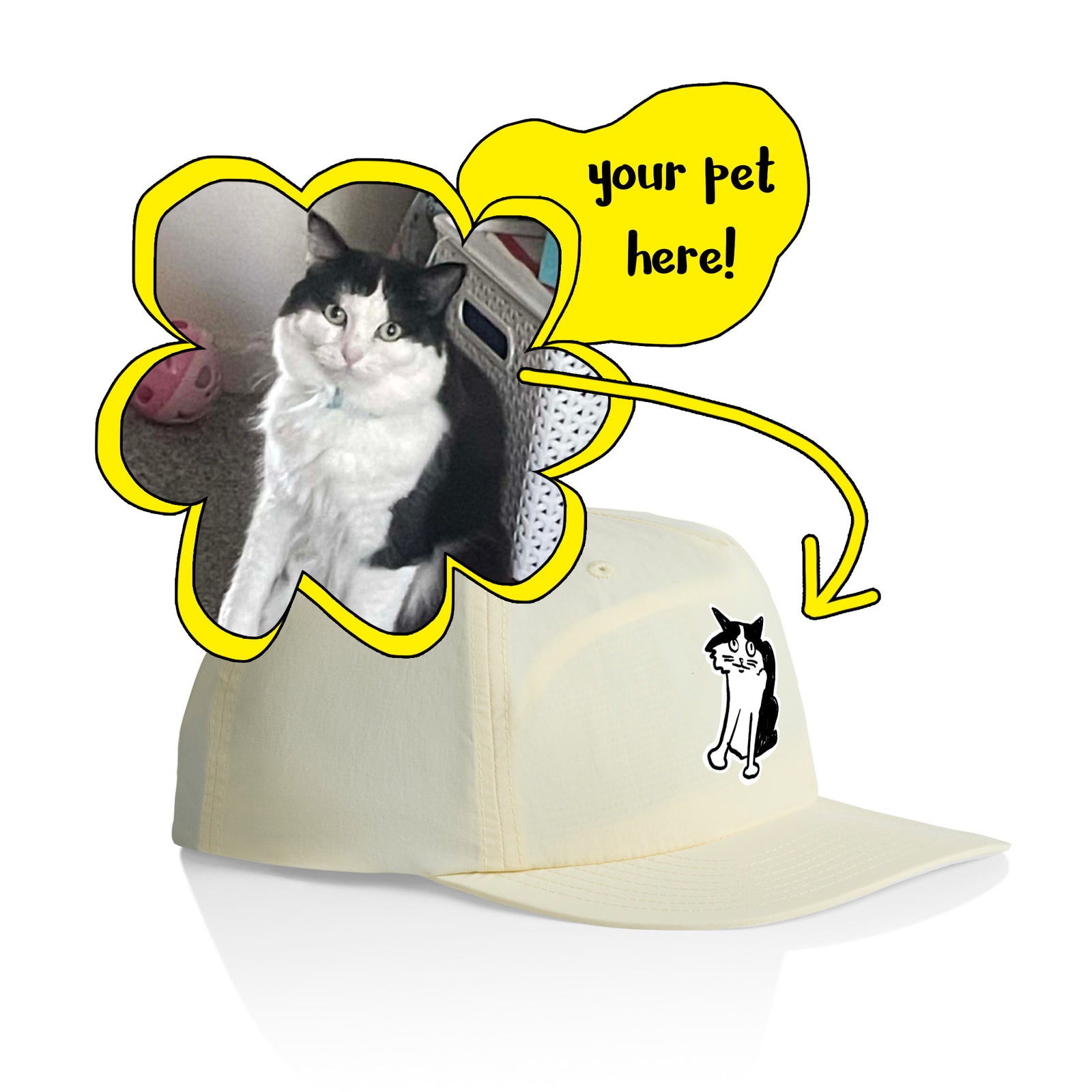 Badly Drawn Pet Hat