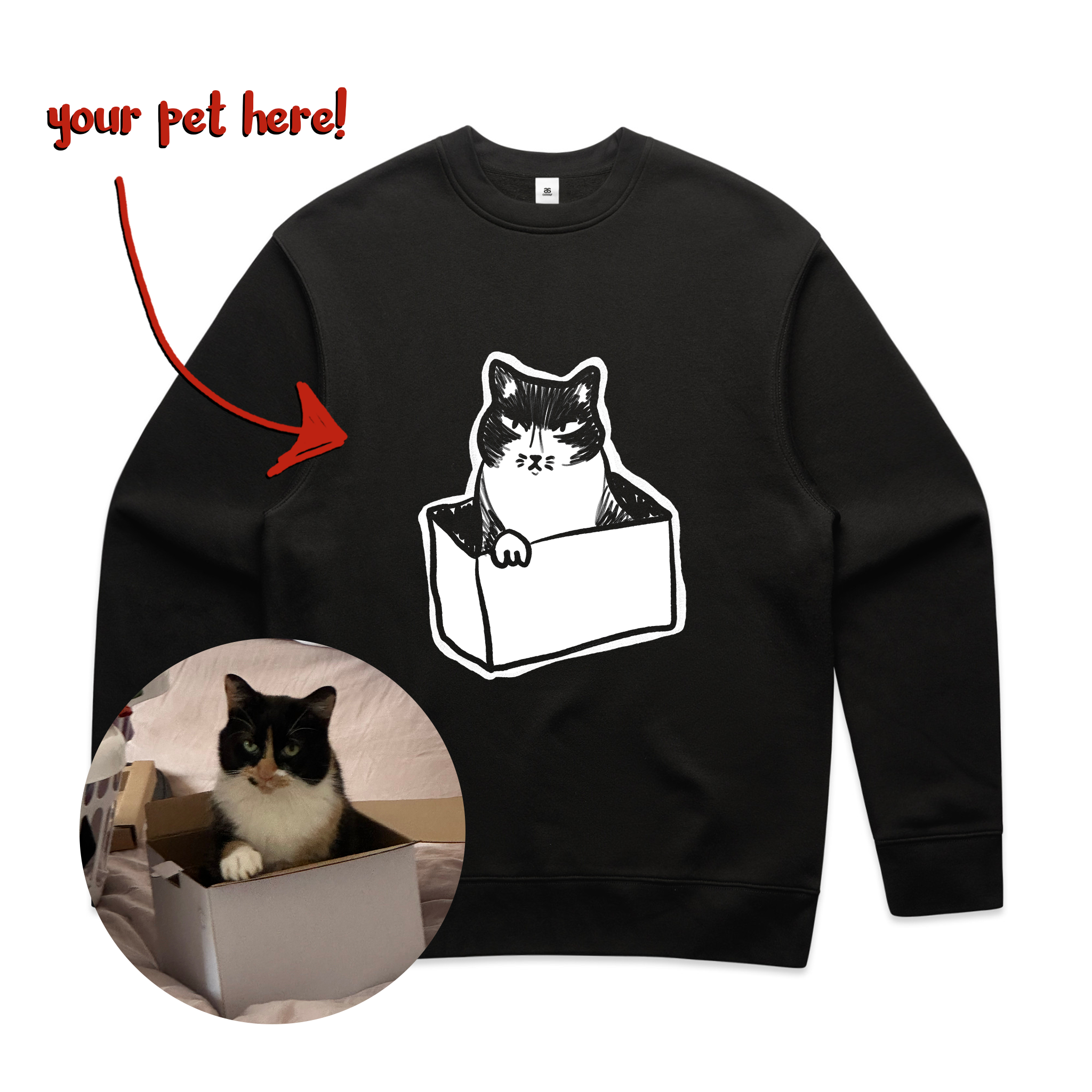 Badly Drawn Pet Jumper
