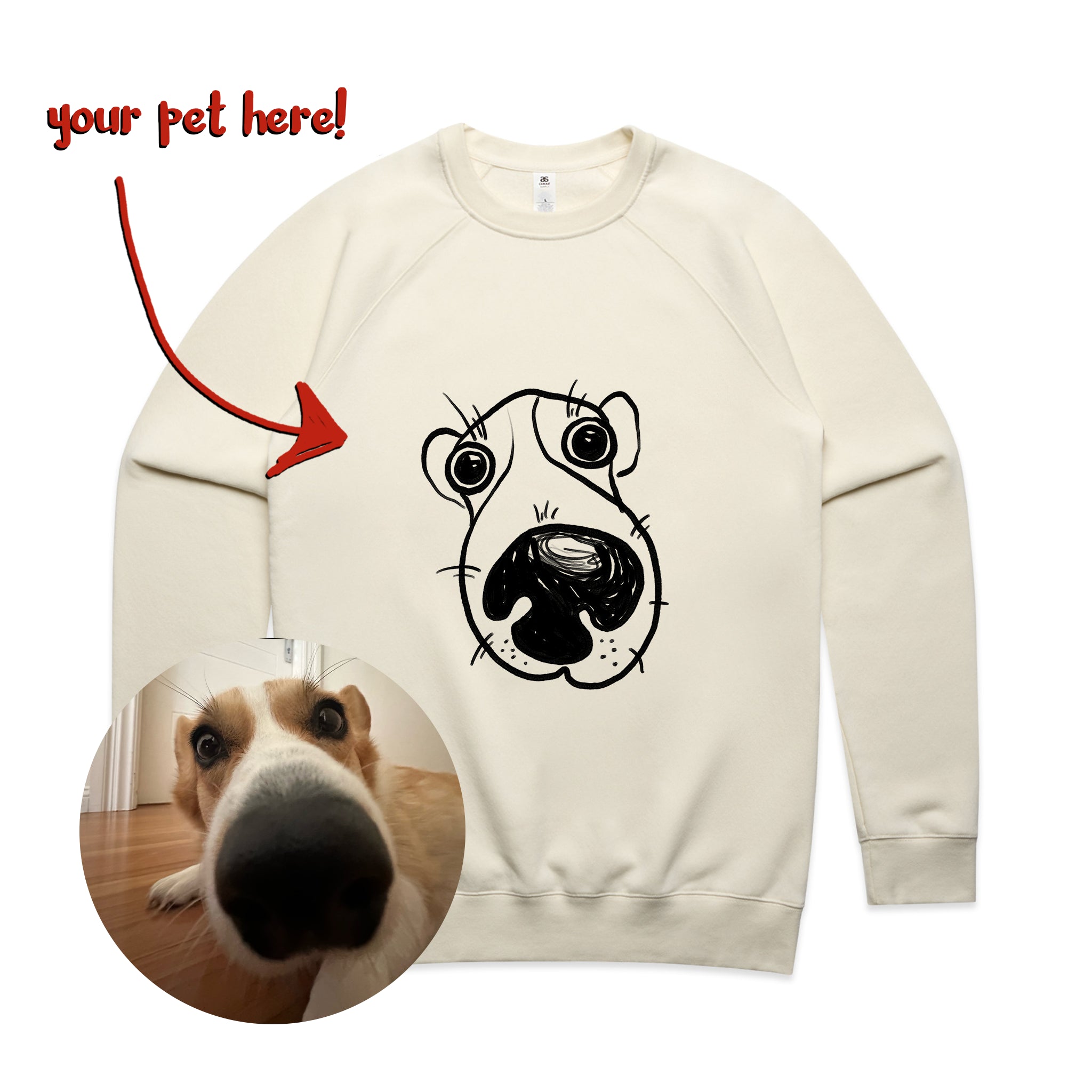 Badly Drawn Pet Jumper