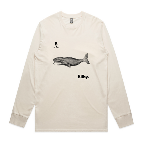 B Is For Bilby Tee by Lonely Kids Club. All clothing from our T-shirts to our shorts and hoodies are ethically made, and printed packed and shipped from Sydney.