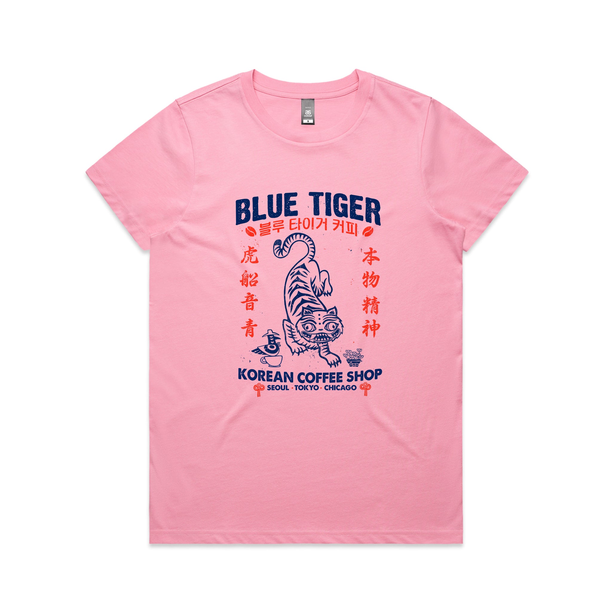 Blue Tiger Coffee Tee