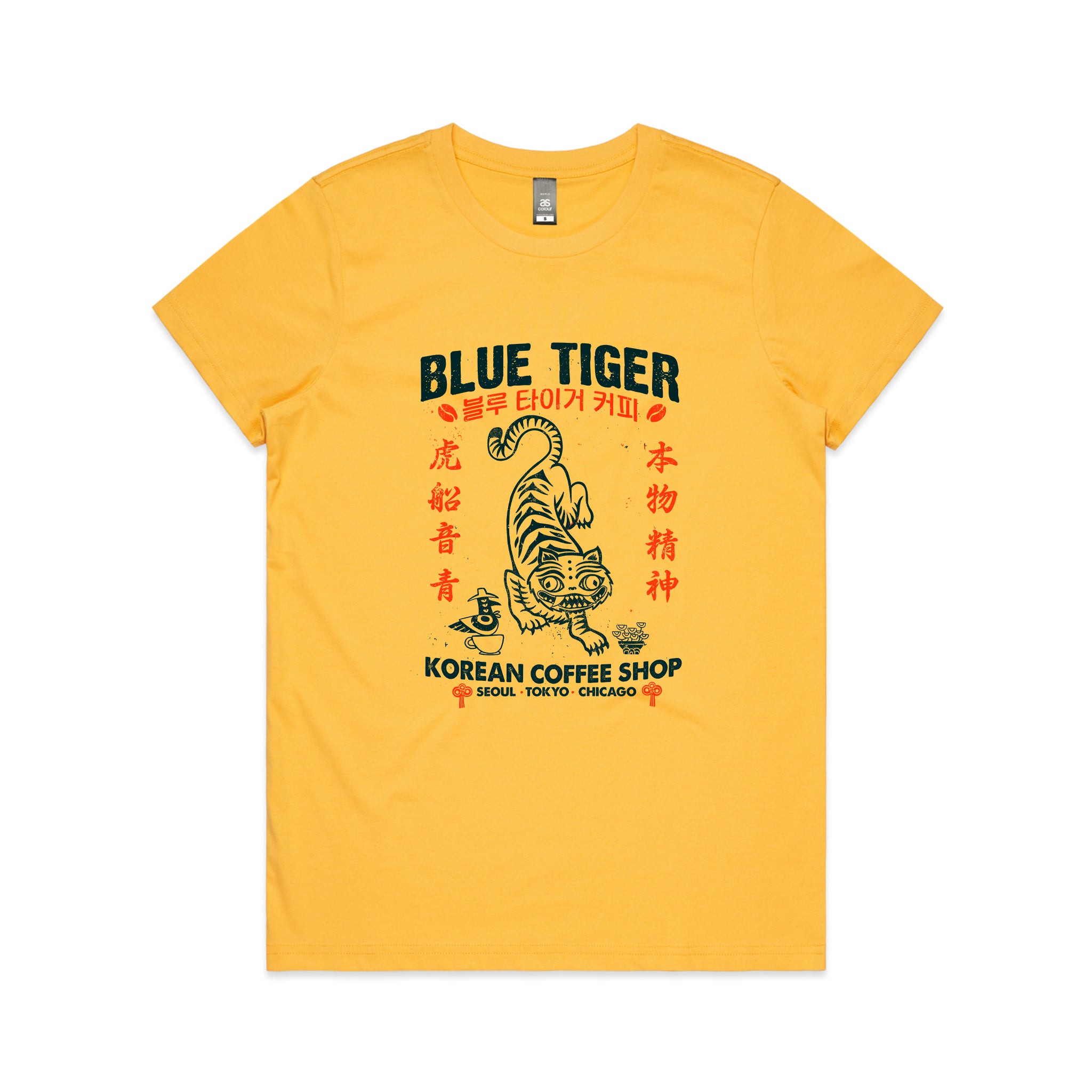 Blue Tiger Coffee Tee