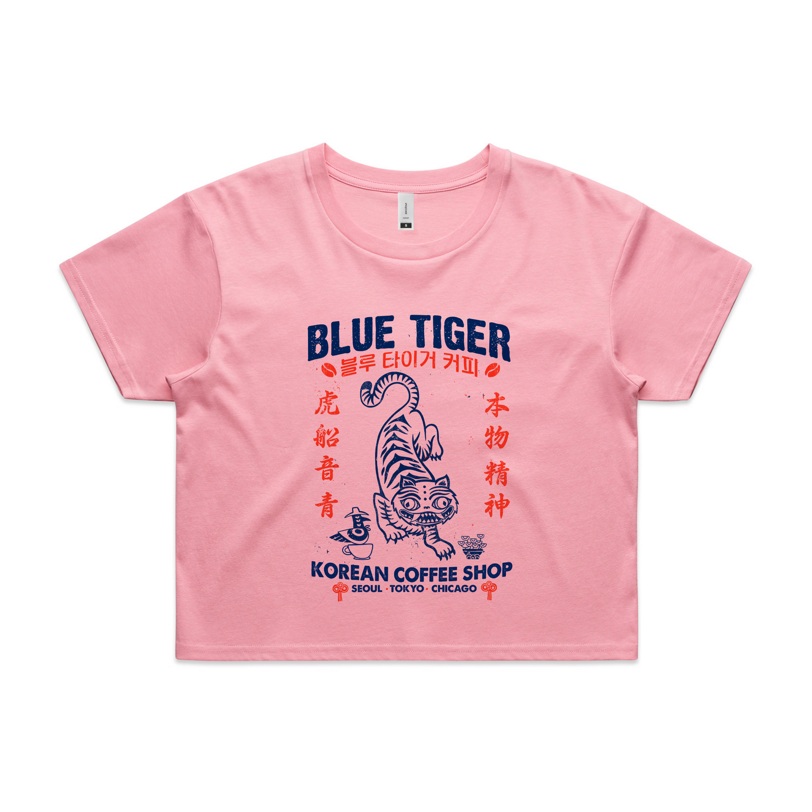 Blue Tiger Coffee Tee