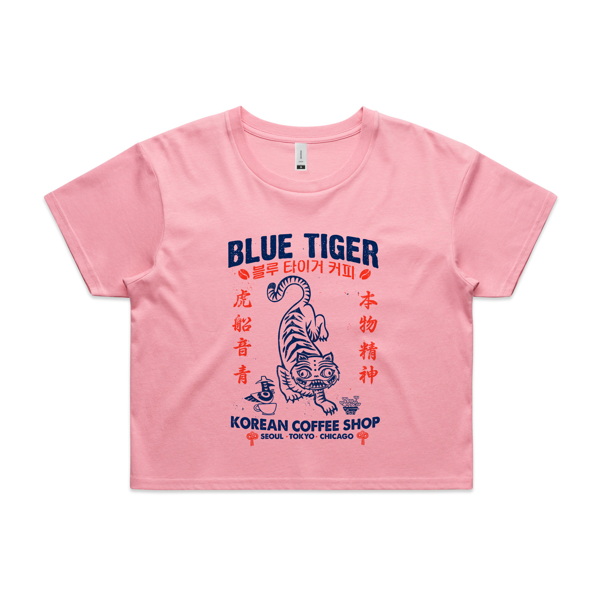 Blue Tiger Coffee Tee